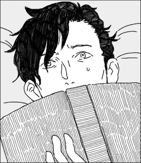 hubert von vestra, having woken up from a loving dream.